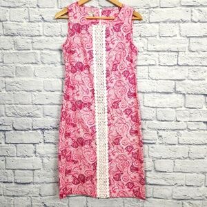 Talbots pink seashell dress